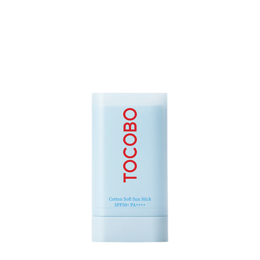 TOCOBO Barra solar suave de algodón SPF50+ PA+++  / 1.69 oz| EWG Green + sin PEG, barra solar vegana coreana para la cara